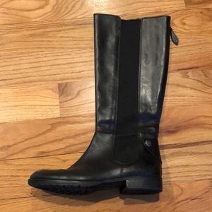 Black tall boots
